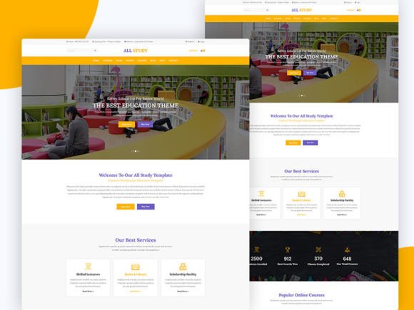 02.ALL Study- Education PSD Template: A Practical Guide for Modern Learning Platforms