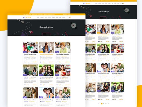 12.ALL Study Education PSD Template