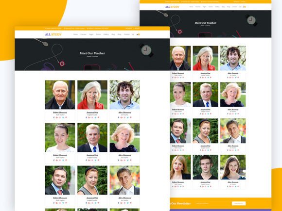 16.ALL Study- Education PSD Template: A Versatile Foundation for Modern Learning Platforms