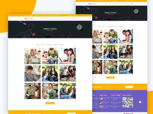 28.ALL Study Education PSD Template