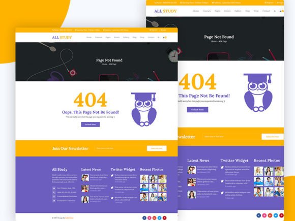 31.ALL Study- Education PSD Template: A Practical Guide for Building Better School Websites