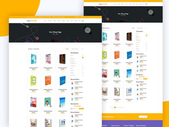 32.ALL Study- Education PSD Template: A Comprehensive Guide for Modern Educational Websites