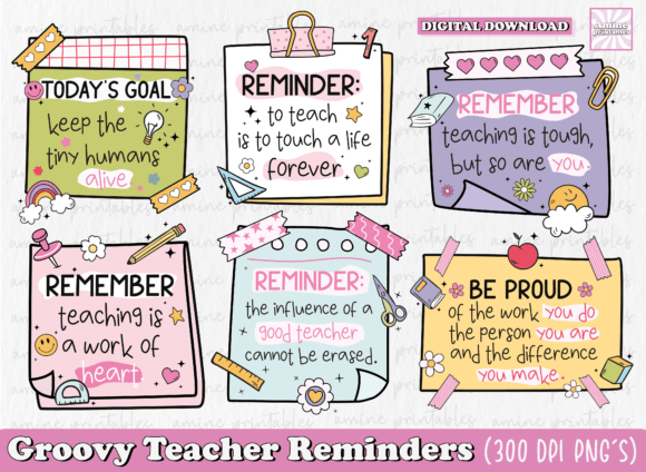 Boost Classroom Joy with Groovy Teacher Stickers