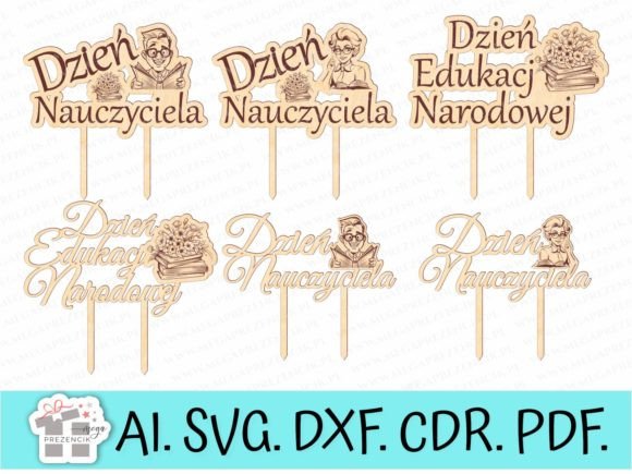 Cake Topper for Teacher's Day: Laser Cut Designs for Meaningful Celebrations