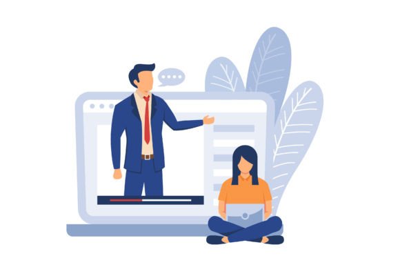 E-learning Banner: Online Education Design
