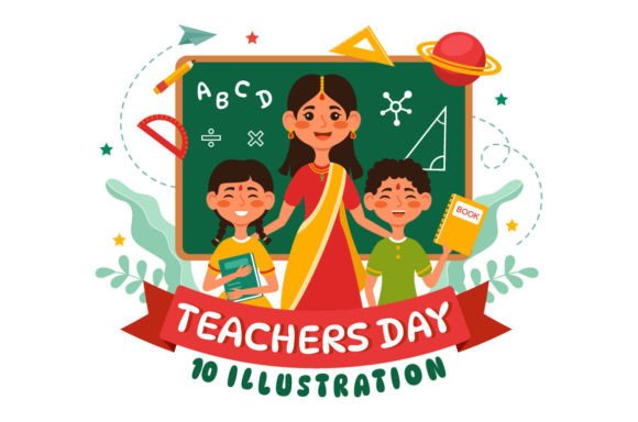 Integrating 10 Teacher Day in India Illustration into Your Creative Workflow