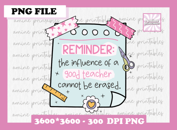 Integrating the Teacher Reminder Affirmation Sticker PNG into Your Creative and Professional Workflow