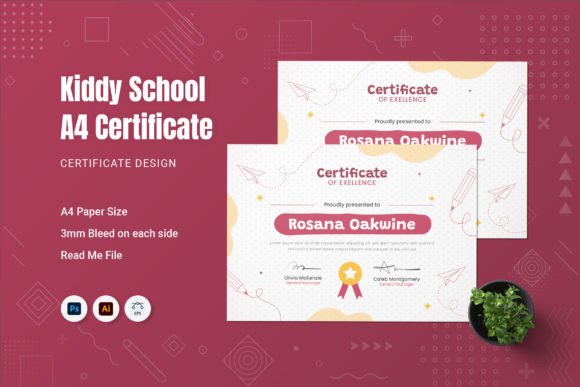 Kiddy School Certificate: A Versatile Template for Every Professional Need