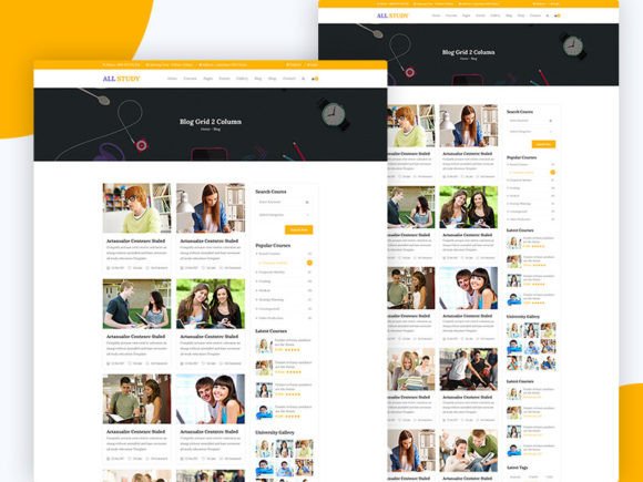 Redefining Digital Excellence in Education: The Power of the 24.ALL Study PSD Template