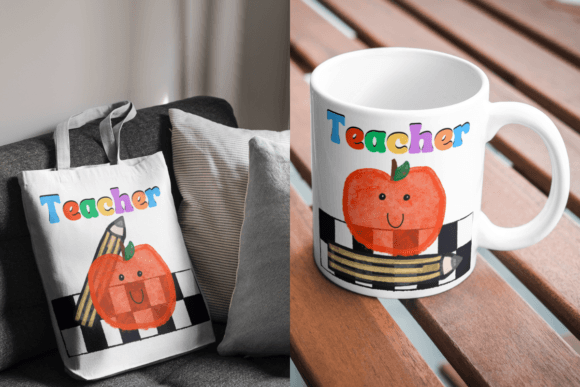 Reviving Classroom Nostalgia with the Retro Vintage Teacher Graphic