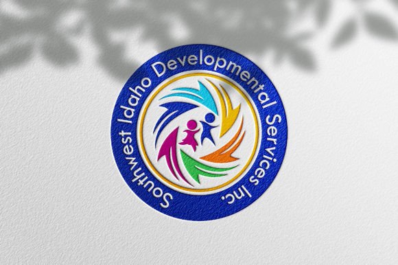 Round School and Development Emblem Logo