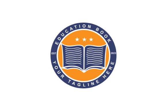 Strategic Visual Identity: Leveraging Education Book Badge Logo Design for Institutional Credibility