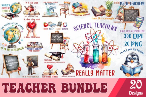 Teacher Sublimation Bundle: The Ultimate Resource for Educator Merchandise